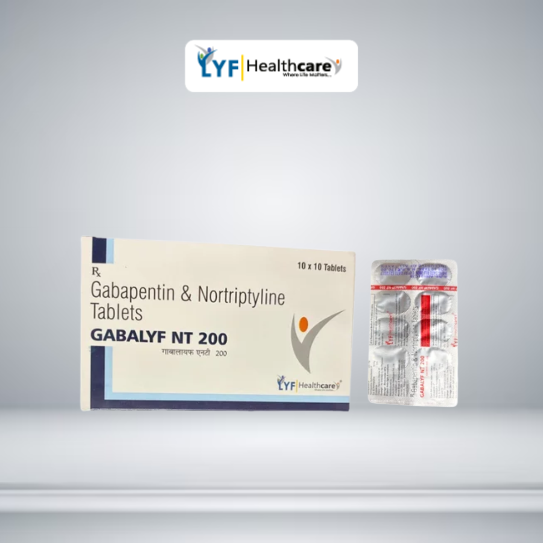 Gabalyf NT 200 Gabapentin 200mg & Nortriptyline Hydrochloride 10mg Tablets - Image 2