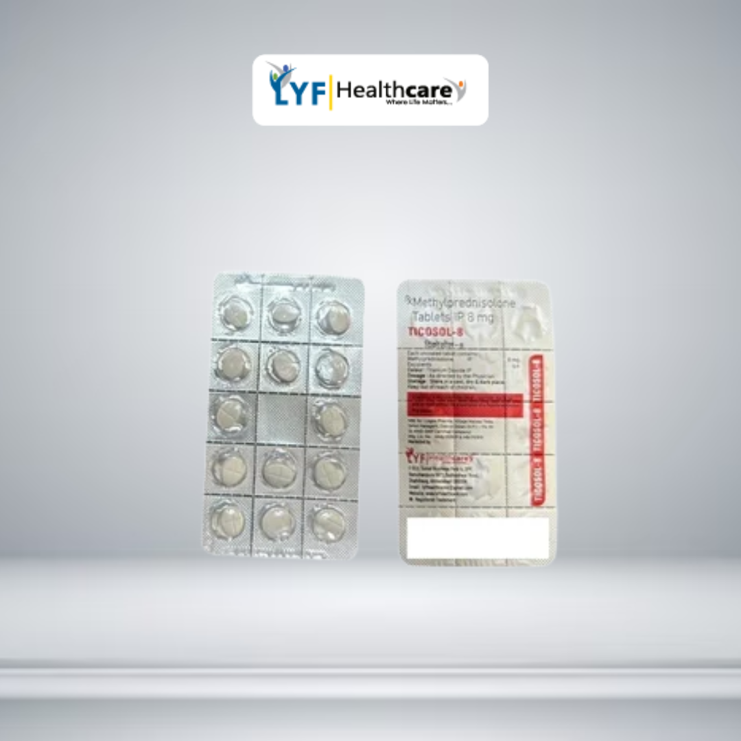 Ticosol 8 Methylprednisolone Tabs - Image 2