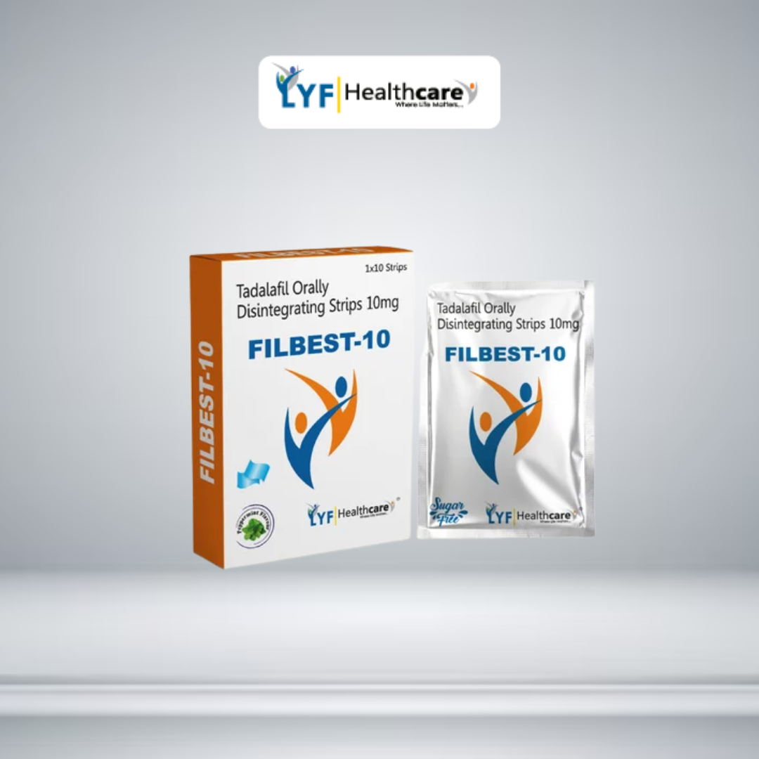 FILBEST 10 ODS Tadalafil 10 MG ORALLY DISINTEGRATING STRIPS