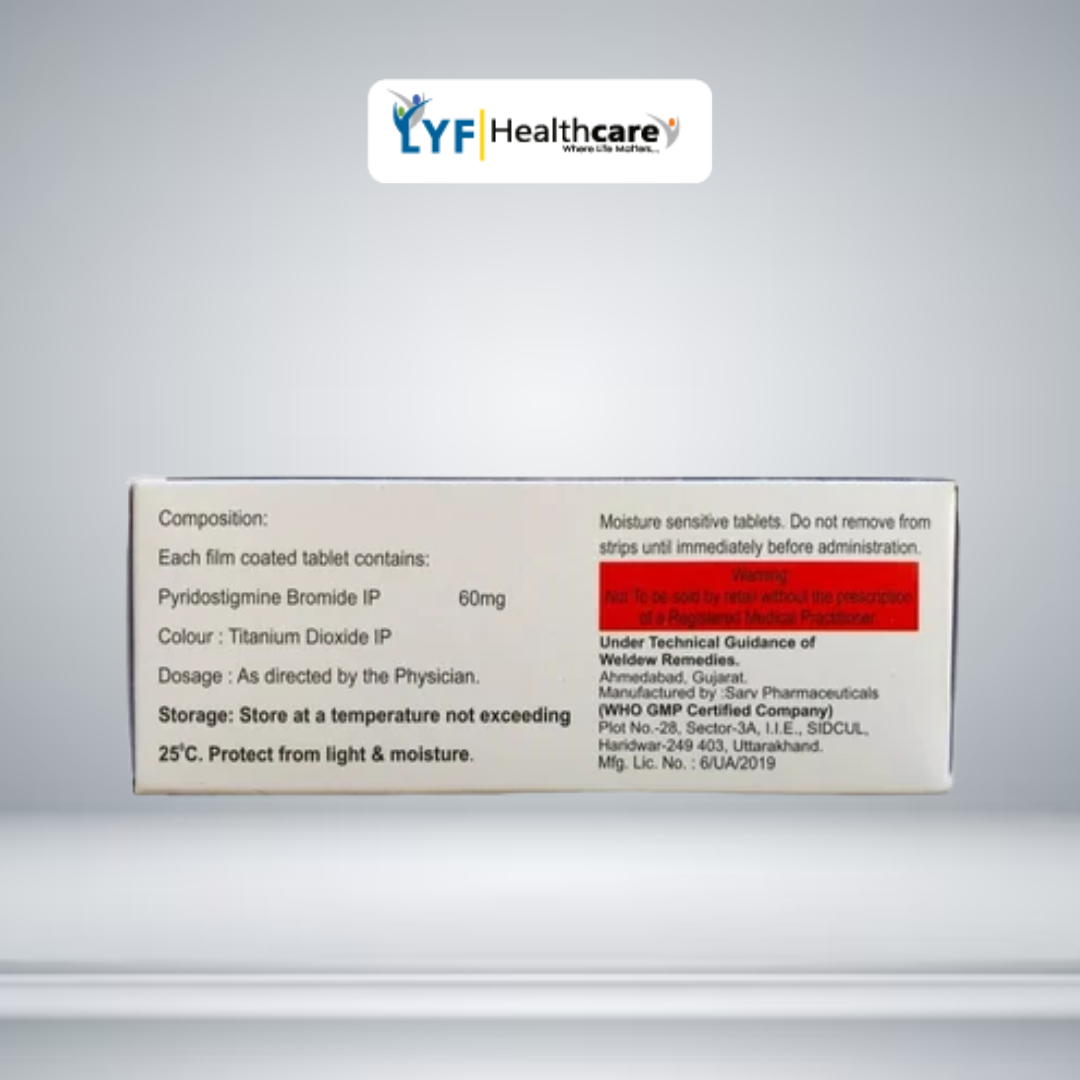 Pyrostig 60 Pyridostigmine Tablets - Image 2