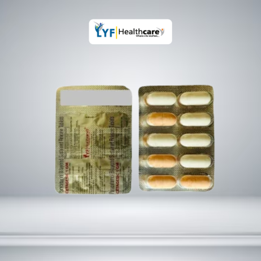 CETAGESIC 1 GM TABS - PARACETAMOL 1 GM BILAYERED TABS - Image 3