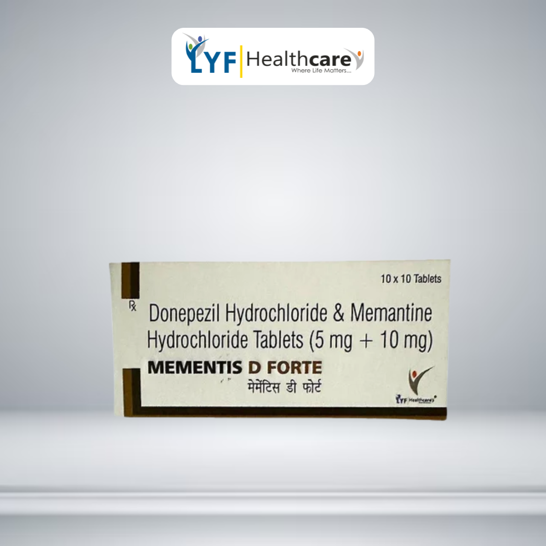 MEMENTIS D FORTE Memantine HCL 10 mg & Donepezil HCL 5 mg Tabs