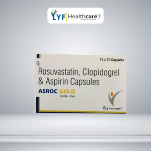 Asroc Gold Rosuvastatin Clopidogrel Aspirin Capsules