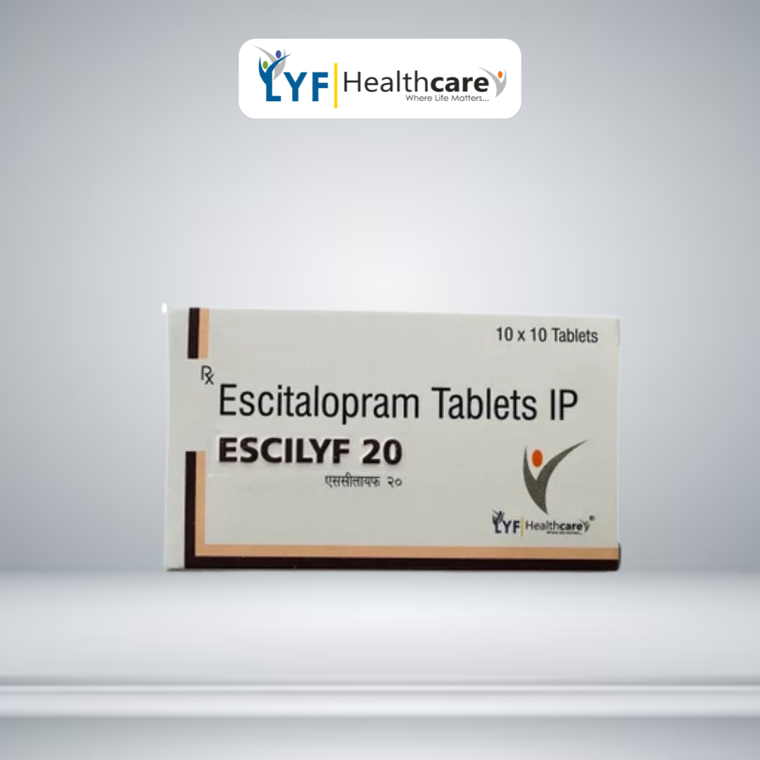 Escilyf 20 Mg Escitalopram Tablets