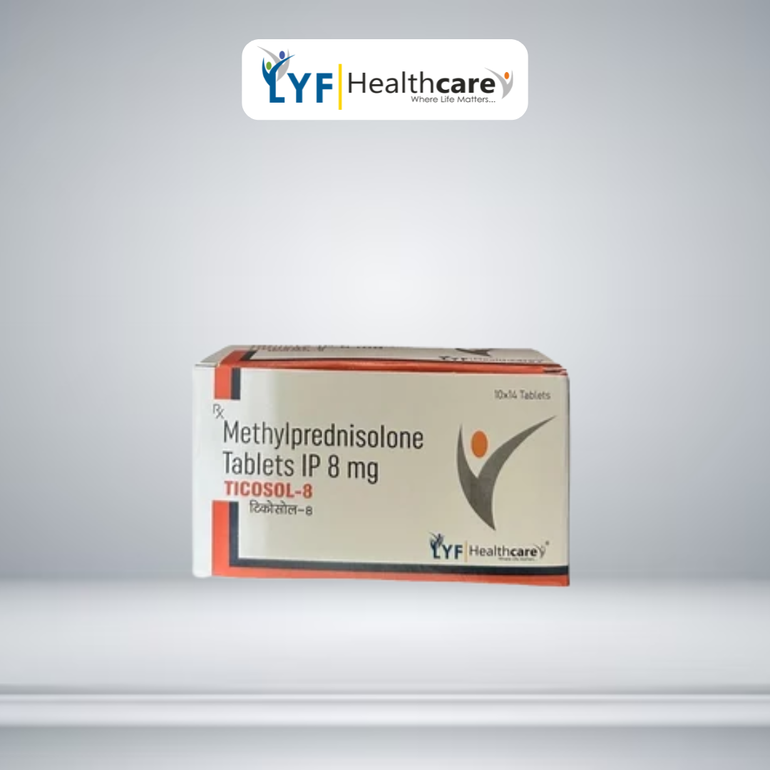 Ticosol 8 Methylprednisolone Tabs