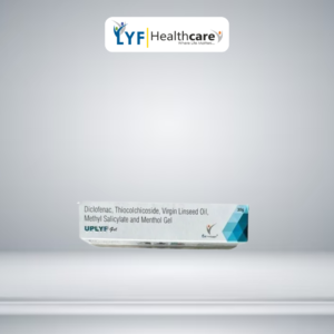 UPLYF Gel - Diclofenac, Thiocochicoside, Virgin linseed oil, Methyl salicylate & Menthol Gel