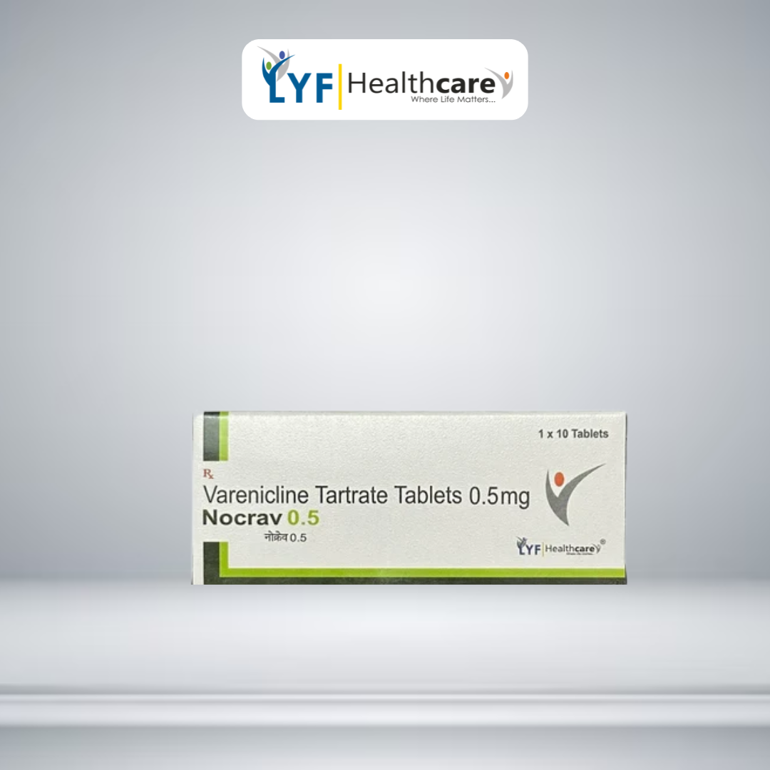 Nocrav 0.5 Varenicline Tartrate Tablet